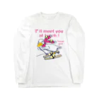 イラスト MONYAAT のCT75あひるのおひるさんのスキーＡ Long Sleeve T-Shirt