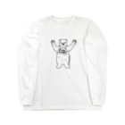 Draw freelyのフリーハグベアー Long Sleeve T-Shirt