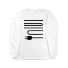 日々碌ストアの充電 Long Sleeve T-Shirt