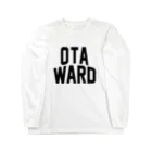 JIMOTO Wear Local Japanの大田区 OTA WARD ロングスリーブTシャツ