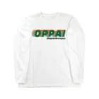 BAR KP original storeのOPPAI MOTION LOGO 2 ロングスリーブTシャツ