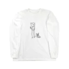 Boston ShopのDog-walking細 Long Sleeve T-Shirt