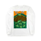 umibudouの百獣の王ロングTシャツ Long Sleeve T-Shirt