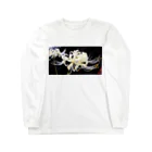 後　Nochiのヒガンバナ(白) Long Sleeve T-Shirt