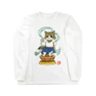 ねこや久鶻堂の金剛猫士像 Long Sleeve T-Shirt