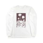 気ままに創作　よろず堂の花咲く小径⑥あか Long Sleeve T-Shirt