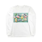 にくもちの赤ちゃん🧸のキラキラふわふわの海の赤ちゃんたち Long Sleeve T-Shirt