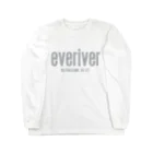 DEKITATEのeveriver NO KUMAGAWA, NO LIFE. ロングスリーブTシャツ