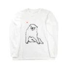 ふくふく商店の長沢芦雪「あの犬」芦雪の落款入り Long Sleeve T-Shirt