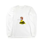 Mimi-ReineのBee Princess ロングスリーブTシャツ