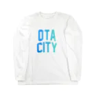 JIMOTOE Wear Local Japanの太田市 OTA CITY Long Sleeve T-Shirt