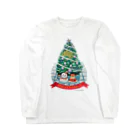 動物イラストレーター＆絵本作家 さささとこのお店のMerry Christmas！！ Long Sleeve T-Shirt