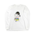 銭湯女子の銭湯女子・ロングスリーブTシャツ Long Sleeve T-Shirt