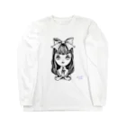 みつあみあさこのgothic girl ロングスリーブTシャツ