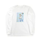 YUKOのカラフルな雨 Long Sleeve T-Shirt