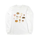 ヤモリの食べられるきのこ 롱 슬리브 티셔츠