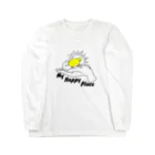 ANIMAL TWIST DESIGNSのMY HAPPY PLACE SHEEP Long Sleeve T-Shirt