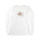 ねぼすけやのティーカップで眠るヤマネ Long Sleeve T-Shirt