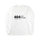 sakaitoruの404 NOT found ロングスリーブTシャツ