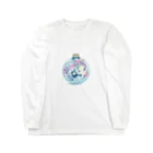 MINI BANANA ゴリラの親子のMINI BANANA ハーバリウム Long Sleeve T-Shirt