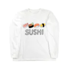 Sugar Ginger CookieのSUSHI. ロングスリーブTシャツ