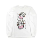 ダイナマイト87ねこ大商会の菌類サンバ Long Sleeve T-Shirt