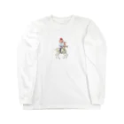 カラダマニアちゃんねる公式ショップのカラダマニア脳みそくん Long Sleeve T-Shirt