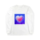 The fluffyのthefluffy heart ロングスリーブTシャツ