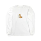 おうちゃんショップの秋田犬のあきちゃん Long Sleeve T-Shirt