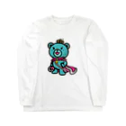 BASE forのBASEfor  Bear Green ロングスリーブTシャツ