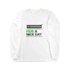 はちのHUB A NICE DAY ロングスリーブTシャツ