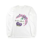 ふじわらの。の石の上にも藤の花　グッズ Long Sleeve T-Shirt