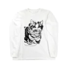 ンコストア(N’ko)の猫のアトム Long Sleeve T-Shirt