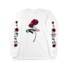 ushi angelの牛天使薔薇 Long Sleeve T-Shirt