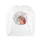 イラスト MONYAAT のポップコーン侵入OK Long Sleeve T-Shirt