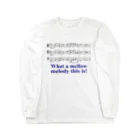 NS_musicsのブラームスのコラール Long Sleeve T-Shirt