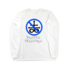 HachijuhachiのBanned Satanism BLUE Long Sleeve T-Shirt