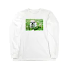 akane_art（茜音工房）のカラフルチワワ（クローバー） Long Sleeve T-Shirt