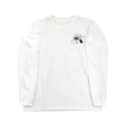 nidan-illustrationの"荒瀧に大鯉を捕ふ圖" #2 Long Sleeve T-Shirt