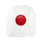 Quatre Illustrationのキャトルレコード01-B ロングスリーブTシャツ