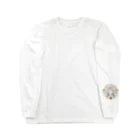 suzuko.momoyamaのジャコウアゲハ-背中-左袖-プリント Long Sleeve T-Shirt