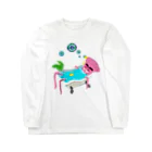 pesty_pupil designsの綺麗好きの極楽タイム Long Sleeve T-Shirt