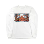 Yamanaka Tomoroの富士と雷虎 Long Sleeve T-Shirt