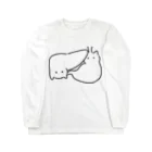 ねこやにわとりやの肝臓胃猫 Long Sleeve T-Shirt