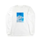 Charlie Bluez Storeの青空 ロングスリーブTシャツ