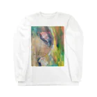 the factory art shopの油絵「Ophelia（オフィーリア）」 ロングスリーブTシャツ