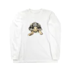 カメまる子🐢のインドホシガメ〜カメコくん〜 Long Sleeve T-Shirt