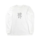 かぶとらのゆるいねこがひなたぼっこ Long Sleeve T-Shirt