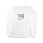 かぶとらのゆるいねこ　「go gome」 Long Sleeve T-Shirt