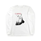 おとはにゃ🐱の猫の圧 ロングスリーブTシャツ